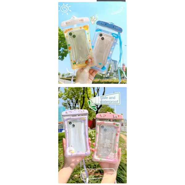 Universal Waterproof Phone Pouch with PVC Airbag Underwater – Touchscreen Case for Swim and Diving 도매 Льготы