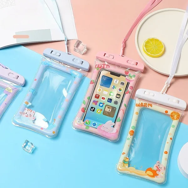 Universal Waterproof Phone Pouch with PVC Airbag Underwater – Touchscreen Case for Swim and Diving 도매 Льготы