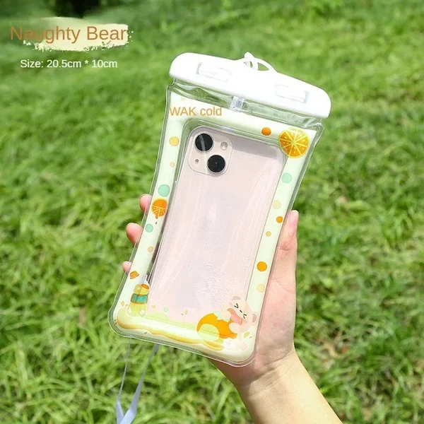 Universal Waterproof Phone Pouch with PVC Airbag Underwater – Touchscreen Case for Swim and Diving 도매 Льготы