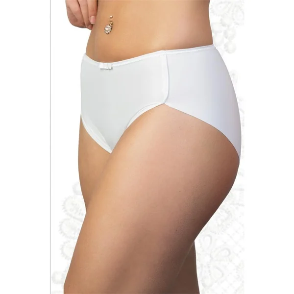 Vaccarelli - Culotte mi-haute échancrée sans couture à l'arrière Nude 4XL