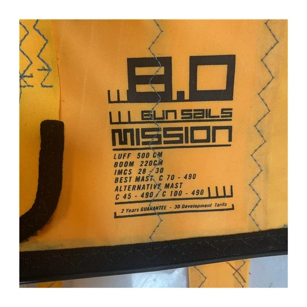 Voile Windsurf Gun Sail Mission 8 Occasion C