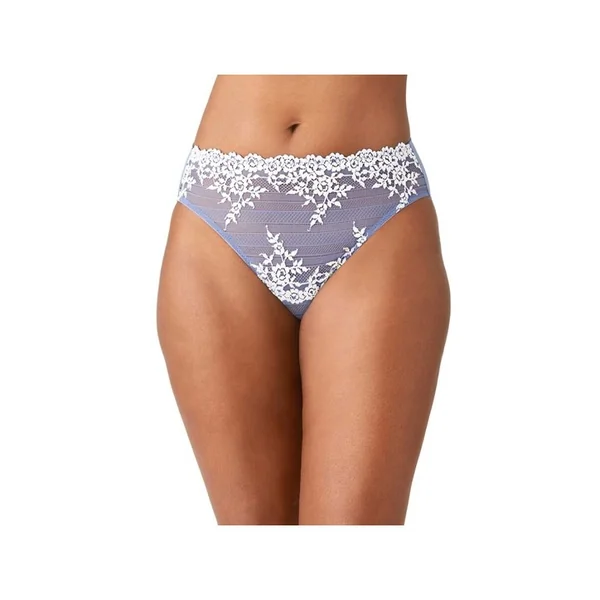 Wacoal - Culotte haute echancré Noir Medium