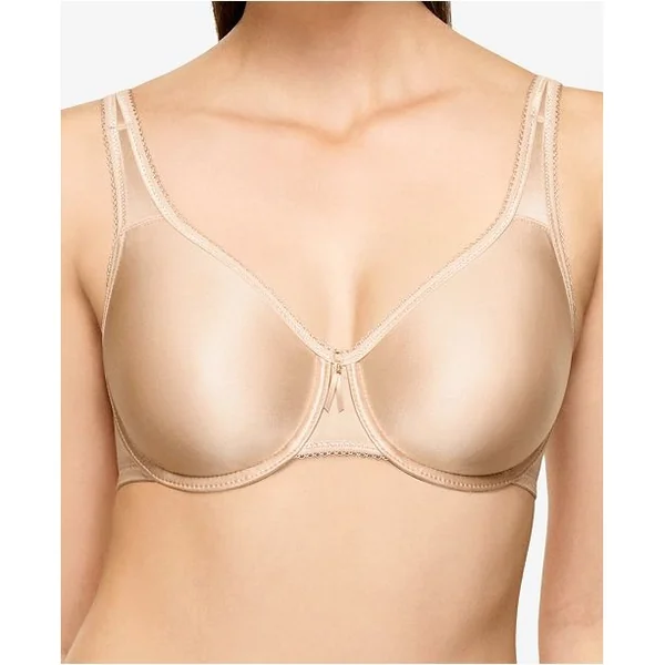 Wacoal - Soutien-gorge avec armature 44 (100) D Light Beige Basic Beauty
