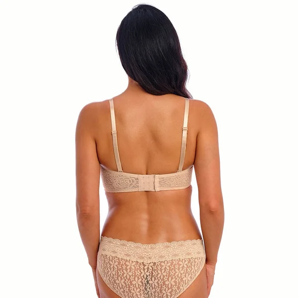 Wacoal - Soutien-gorge en dentelle avec bretelles amovibles 34 (75) DDD Light Beige Halo