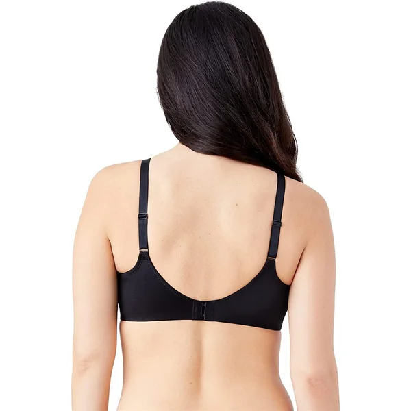 Wacoal - Soutien-gorge sans armatures Allure Rehaussée 36 (80) DD Noir