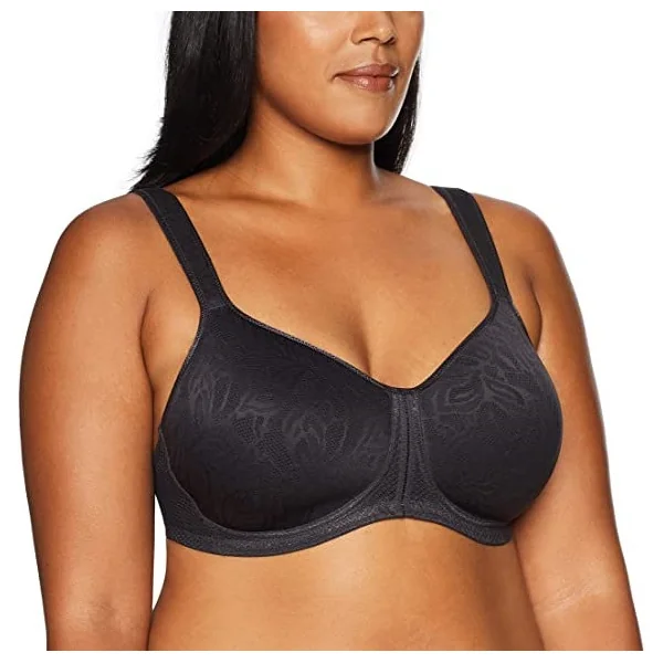 Wacoal - Soutien-gorge sans armatures avec bretelles large 36 (80) DDD Sable
