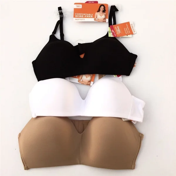 Warner's - Soutien-gorge contour sans armatures 38 (85) D Noir