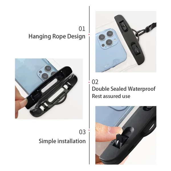 Waterproof Phone Case Swimming Water Proof Bag Universal Underwater Phone Protector Pouch Cover For iPhone 11 12 13 14 15 16 Pro